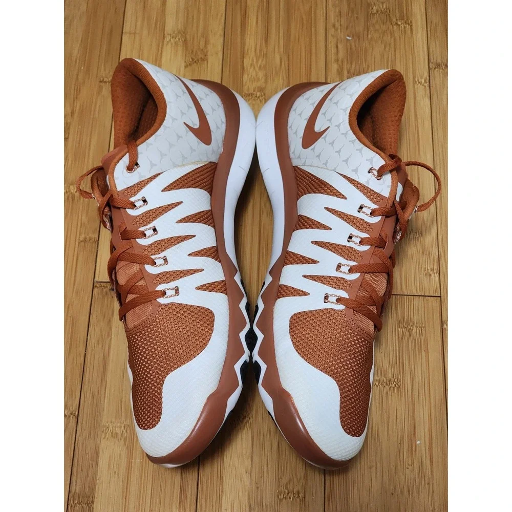 Nike Free TR 5.0 Texas Longhorns Running Shoes Mens 14 Orange 723939-800